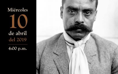 Conferencia inaugural exposición Emiliano Zapata, 100 años, 100 fotos