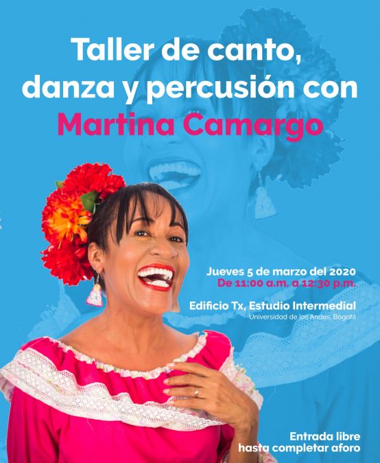 Taller de canto, danza y percusión con Martina Camargo