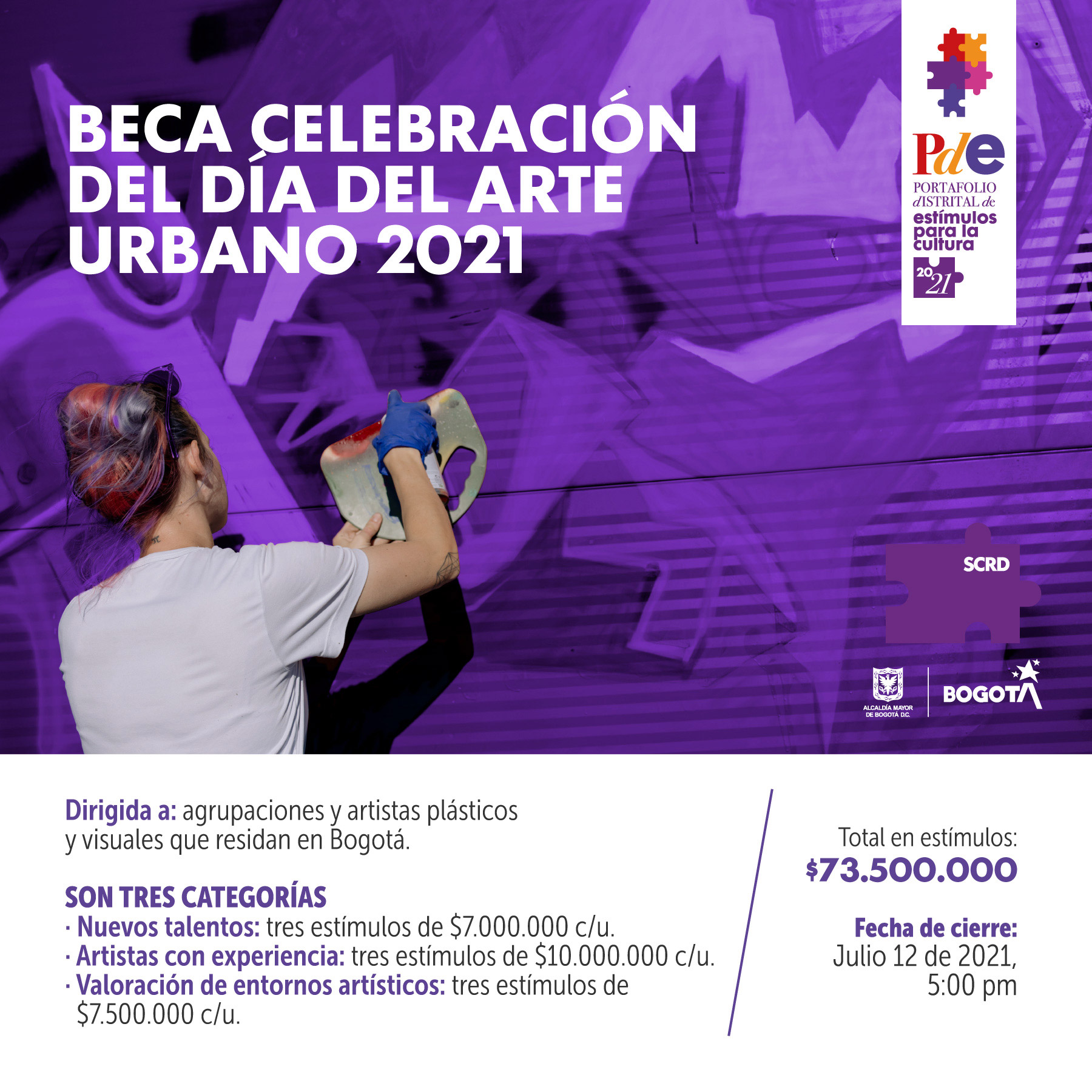 Beca Celebración del Día del Arte Urbano 2021