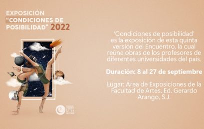 Lina Espinosa y Juan Alonso participan en la exposición Condiciones de posibilidad 2022