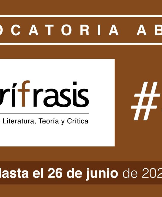 Convocatoria para publicar en Perífrasis. Revista de literatura, teoría y crítica # 30
