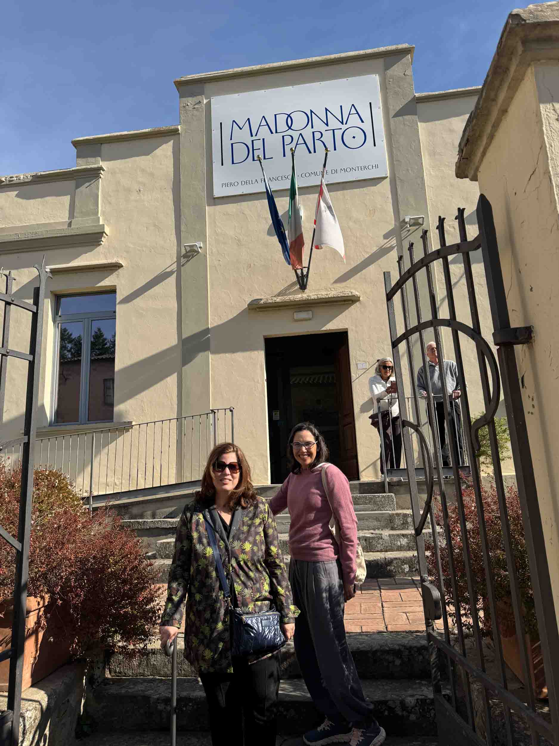 Profesoras en el Museo de la Madonna del Parto
