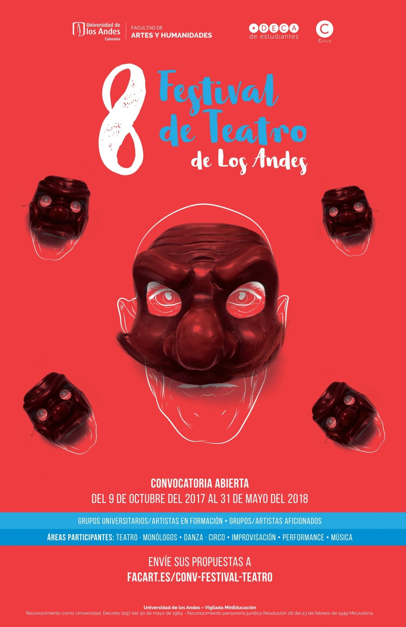 Convocatoria: 8 Festival de Teatro de Los Andes