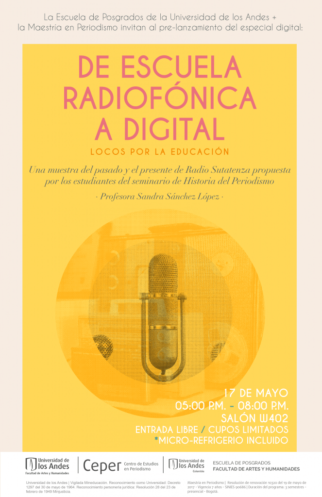 Una muestra del pasado y presente de Radio Sutatenza propuesta por los estudiantes del seminario de Historia del Periodismo