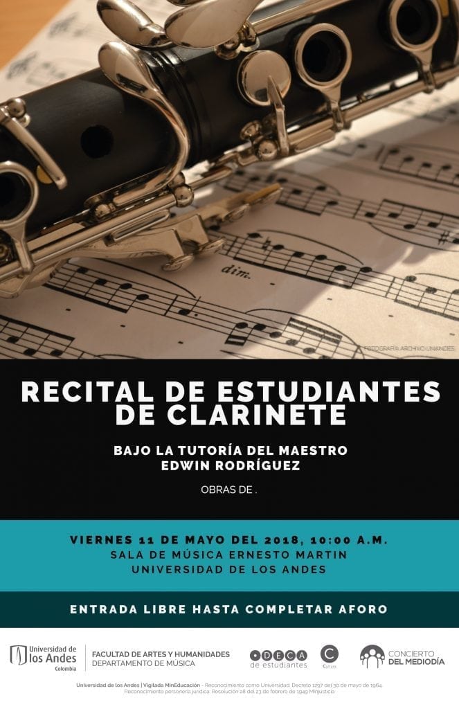Recital de estudiantes de clarinete