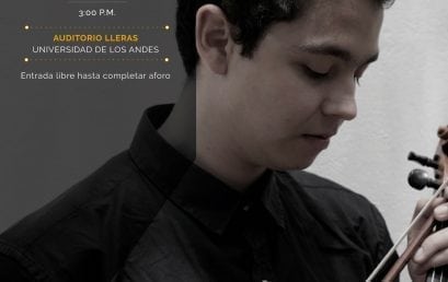 Concierto de grado: Fabián Salamanca, violín (Colombia)