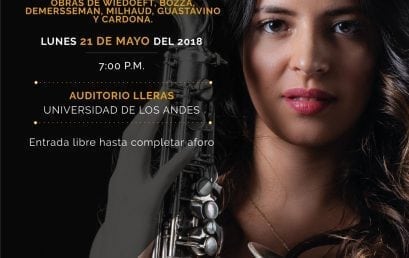 Recital de grado: Luis Fernanda Quijano, saxofón