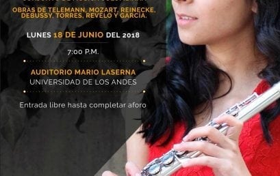 Concierto de grado: Juliana Rodríguez, flauta (Colombia)