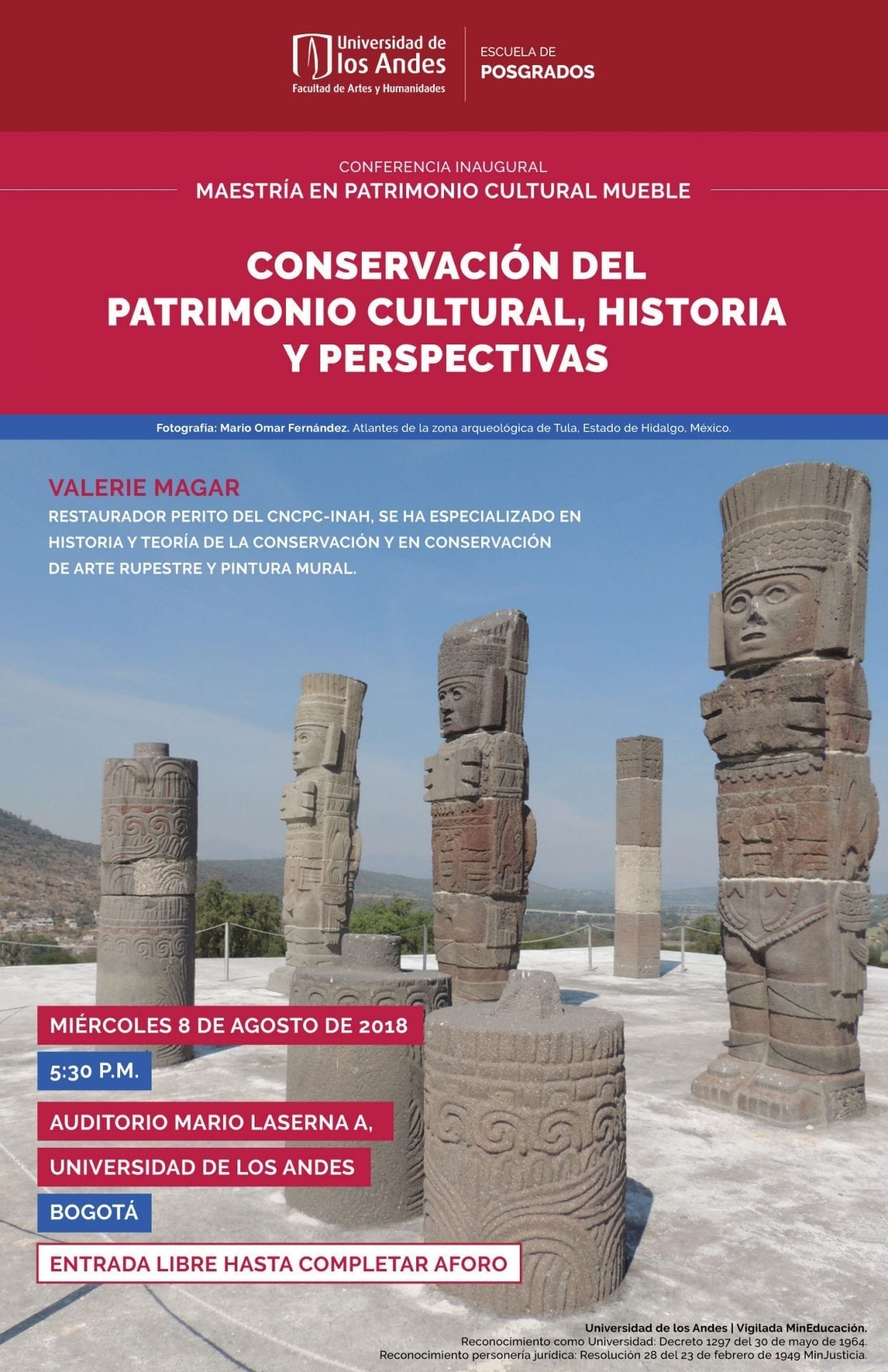 Conferencia inaugural Maestría en Patrimonio Cultural Mueble: Conservación del patrimonio cultural, historia y perspectivas