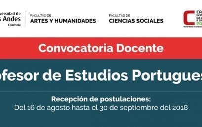 Manifestação de interesse professor de estudos portugueses – Universidade de los Andes (Colômbia)