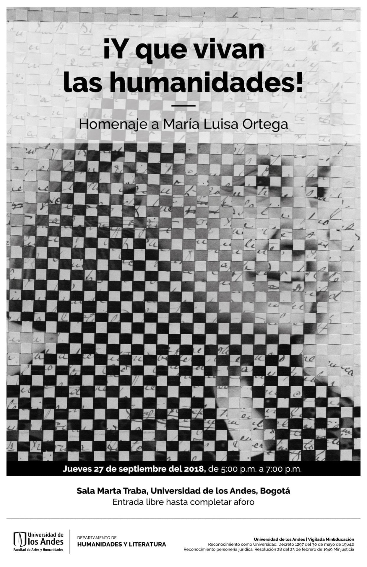 Homenaje a Maria Luisa Ortega.