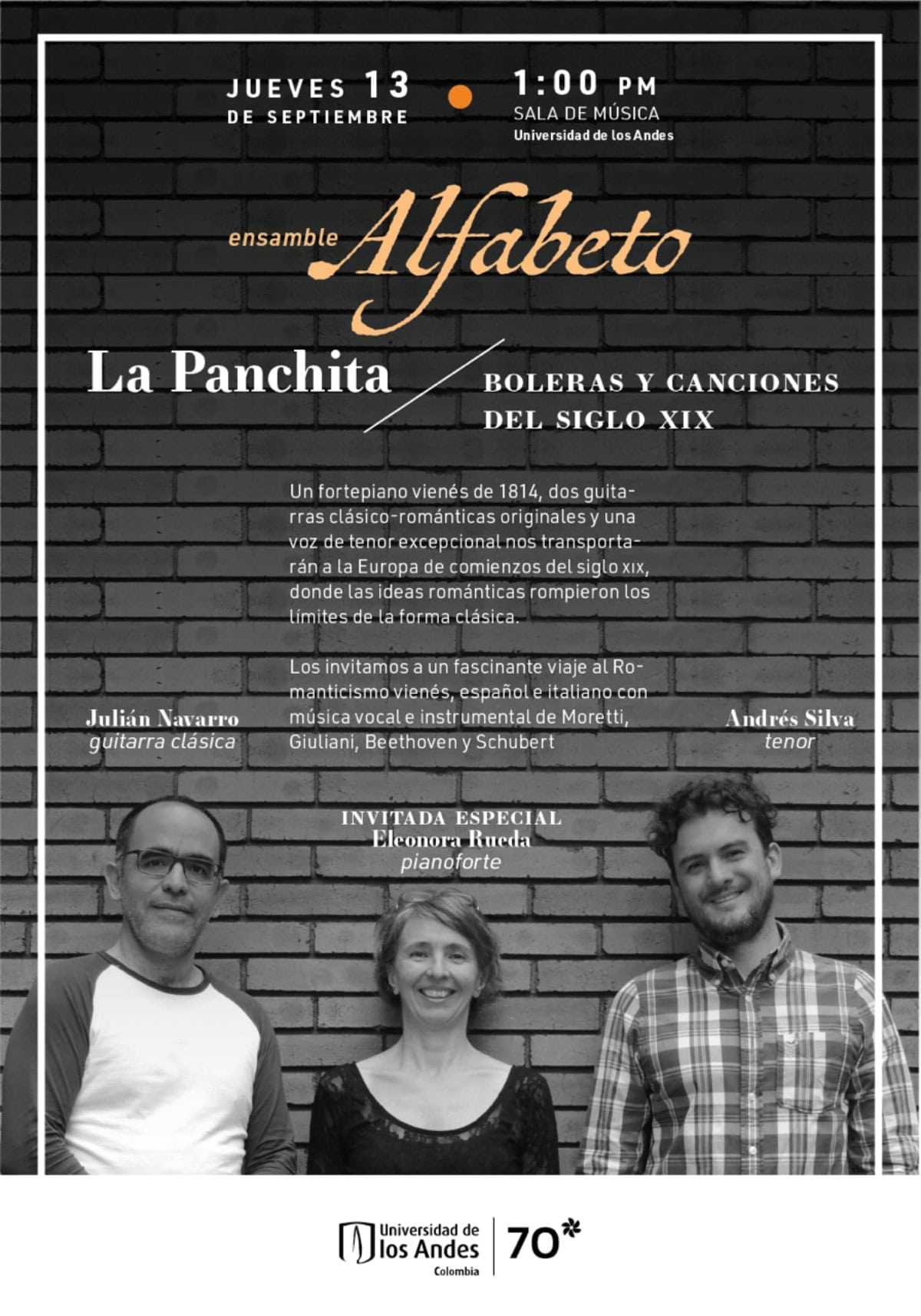 La Panchita, boleras y canciones del siglo XIX - Ensamble Alfabeto