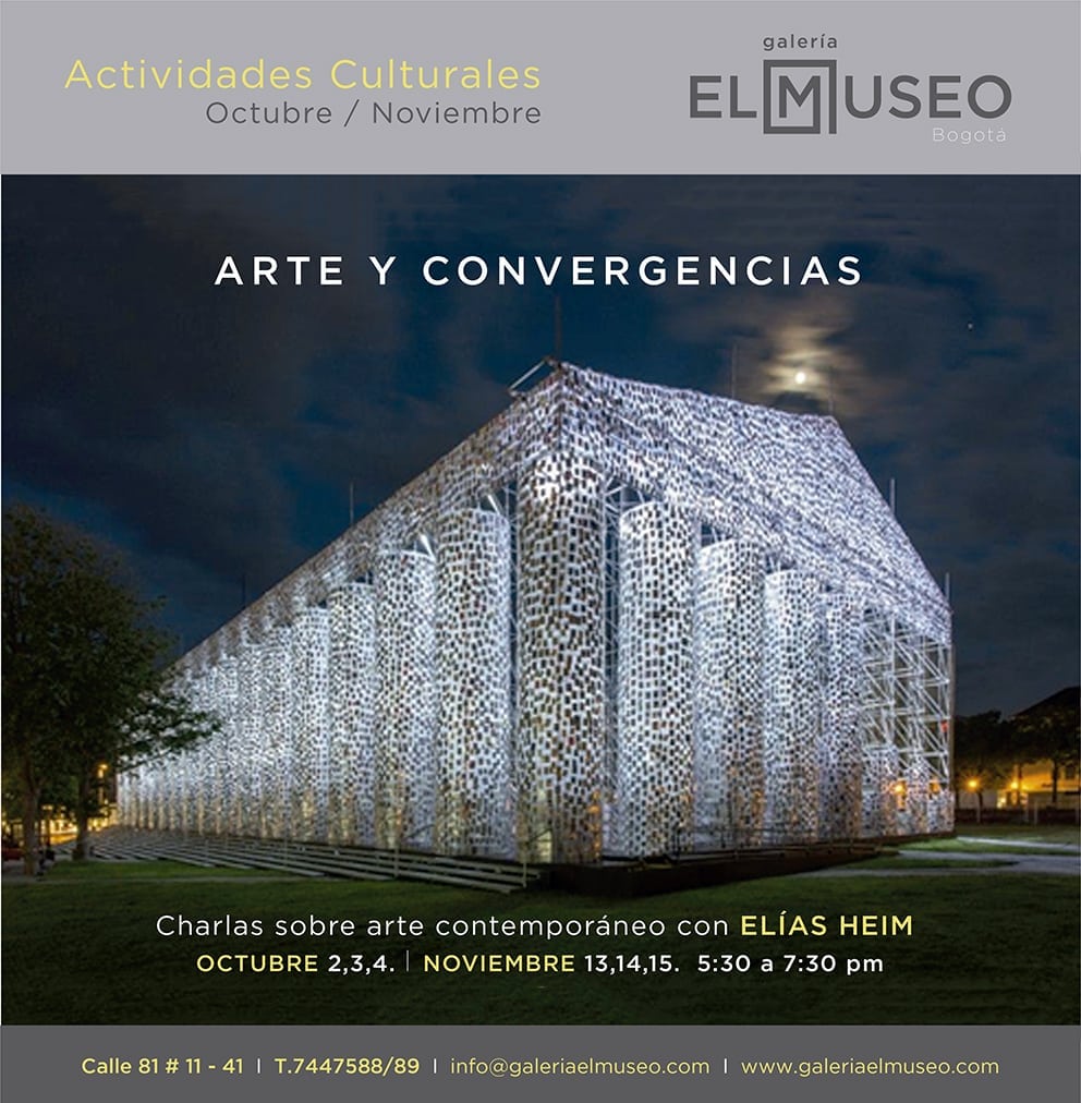 Arte y Convergencias a cargo de Elías Heim en Galería El Museo