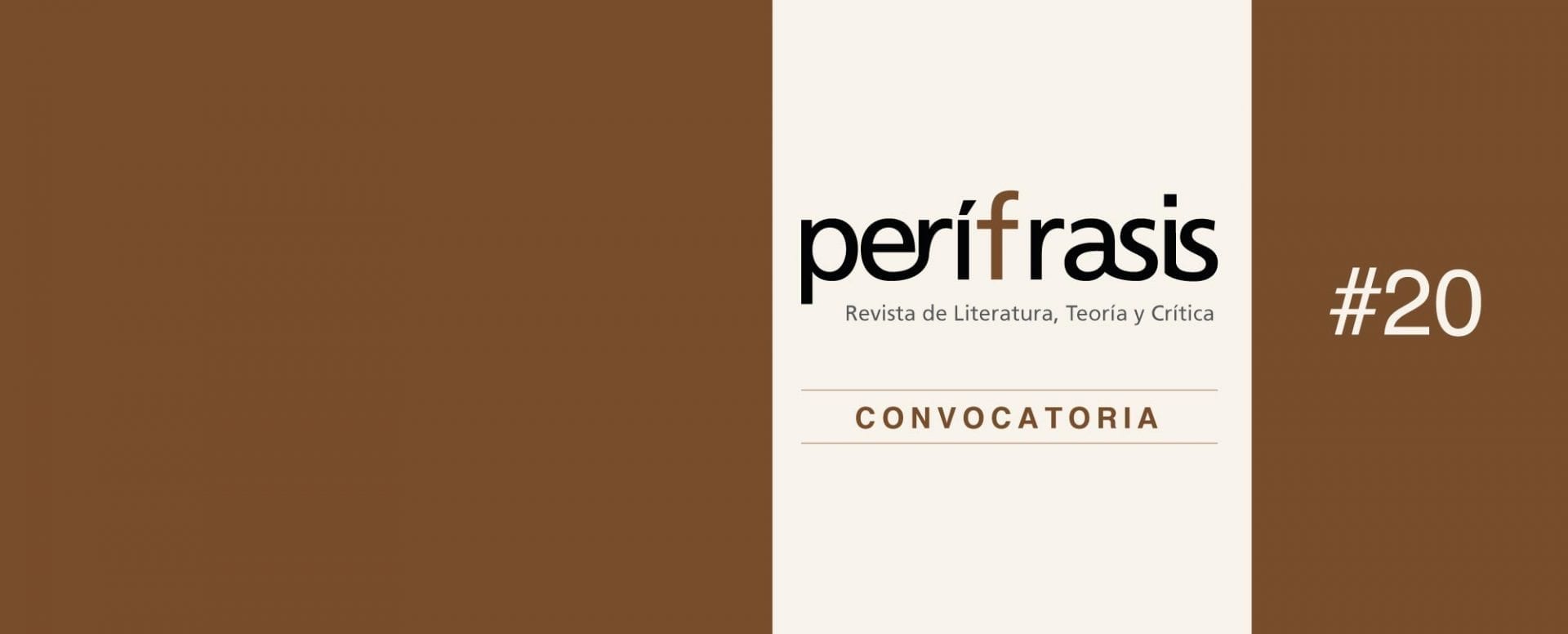 La revista Perífrasis, de Humanidades y Literatura recibirá artículos hasta el 28 de enero de 2019.