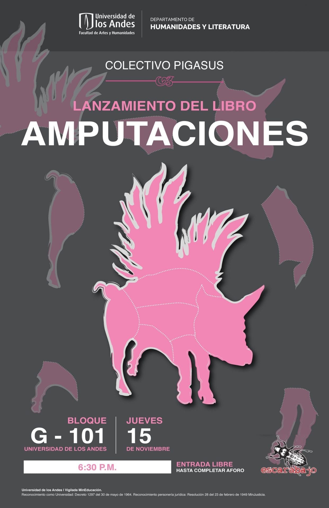 Lanzamiento del libro Amputaciones
