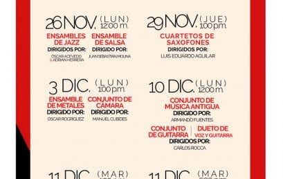 Temporada de Conciertos de los Ensambles y Conjuntos musicales uniandinos – 2018-2