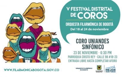 Coro Uniandes Sinfónico en el V Festival Distrital de Coros