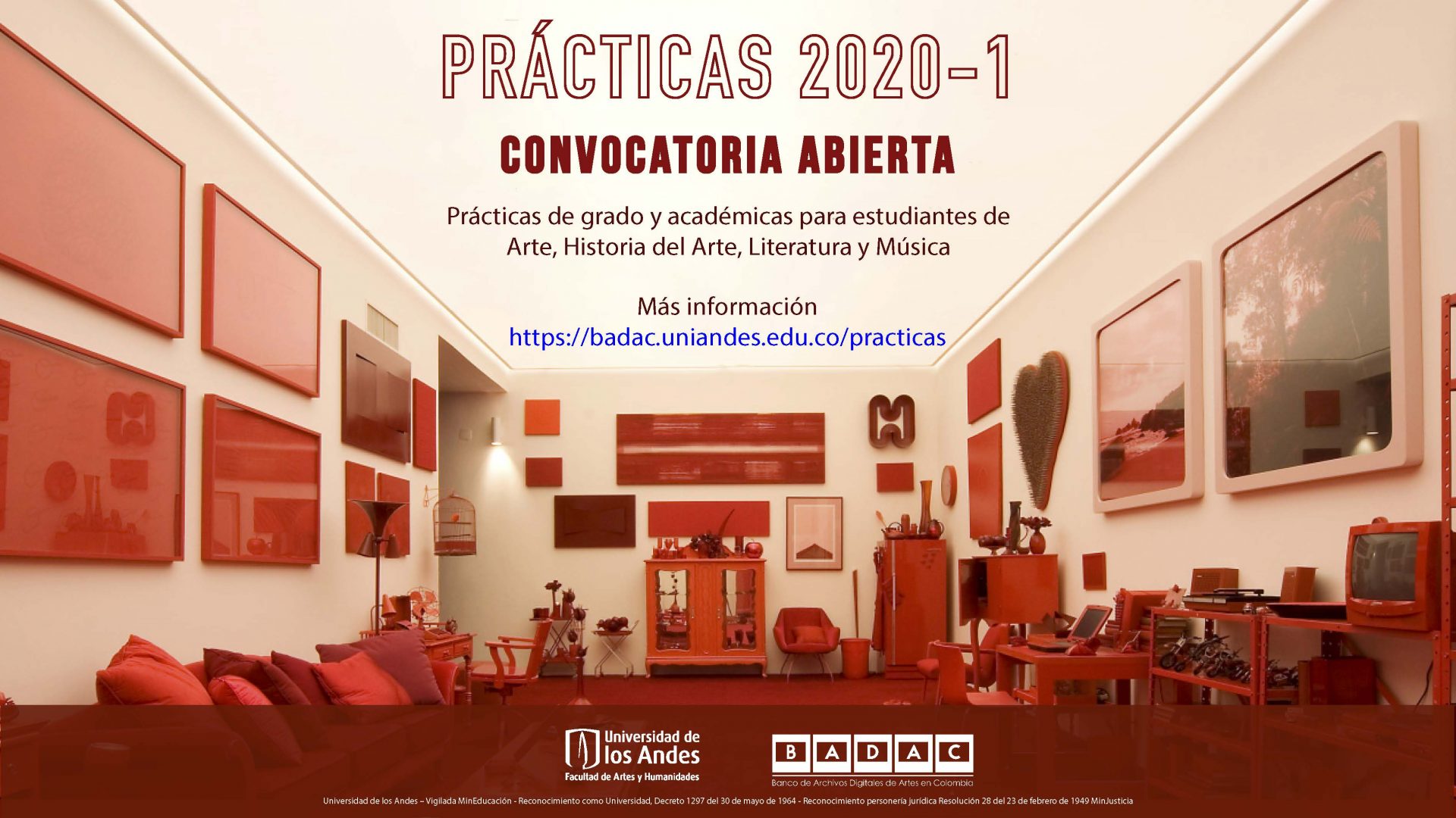 El Banco de Archivos Digitales de Artes en Colombia (BADAC) de Uniandes busca practicantes, consulte aquí los requisitos.
