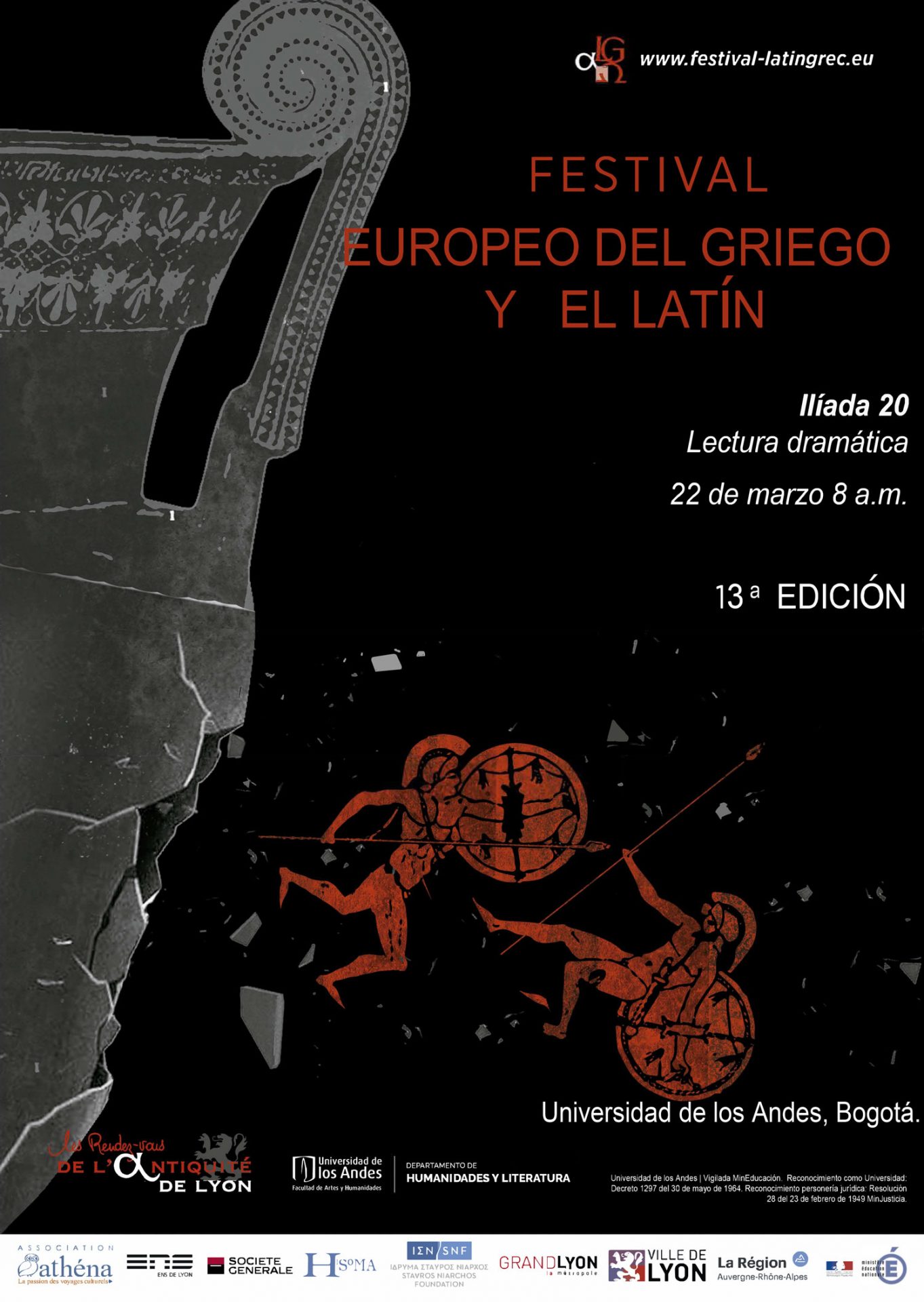 13ª edición del Festival Europeo del Griego y el Latín. Ilíada 20 - Lectura dramática.