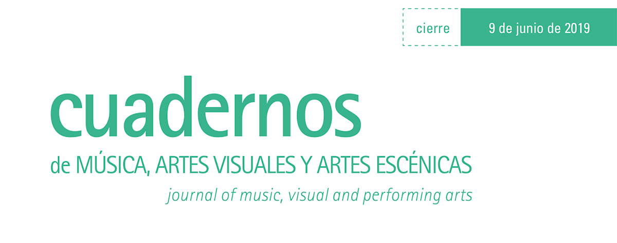 Convocatoria Cuadernos de Música, Artes Visuales y Artes Escénicas