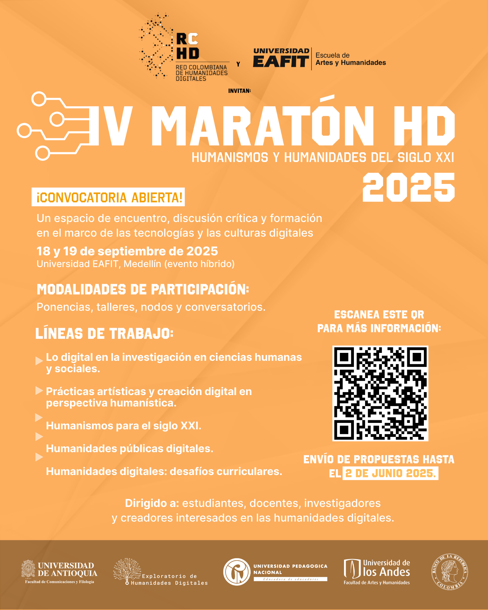 Convocatoria: Maratón HD 2025 – Red Colombiana de Humanidades Digitales