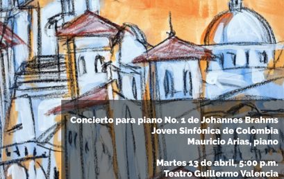 Concierto para piano No. 1 de J. Brahms / Joven Sinfónica de Colombia y Mauricio Arias, piano