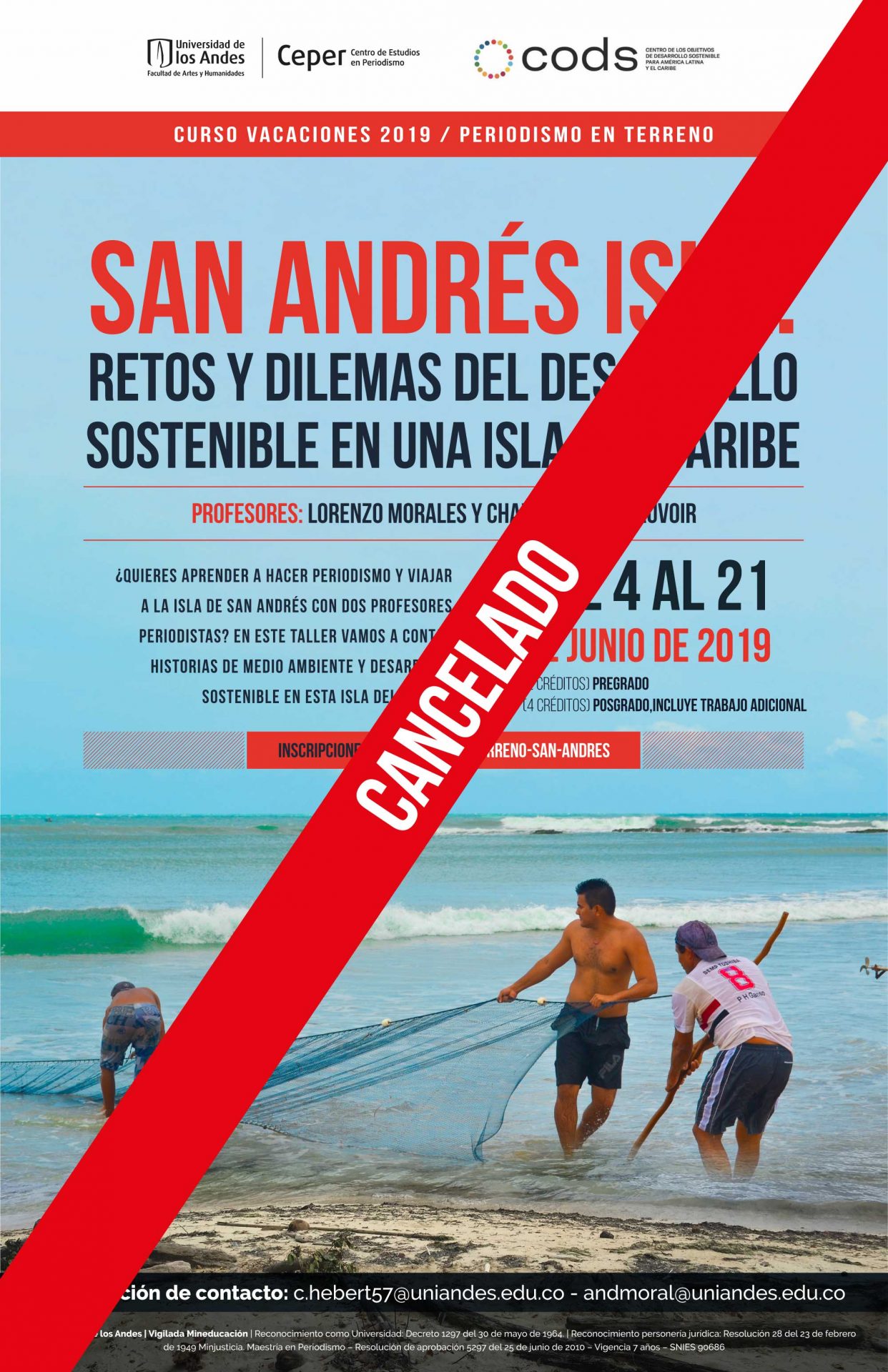 Retos y dilemas del desarrollo sostenible en una isla del caribe, del 4 al 21 de junio de 2019.