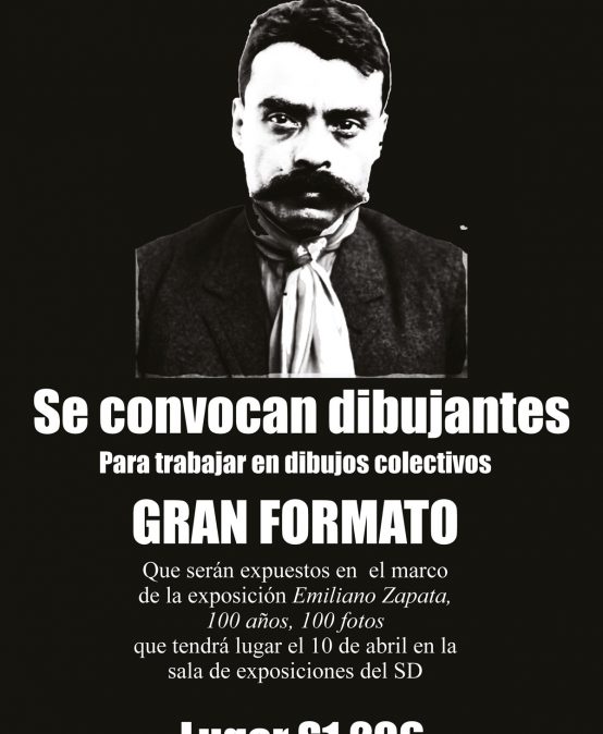 Dibujatón Emiliano Zapata, 100 años, 100 fotos