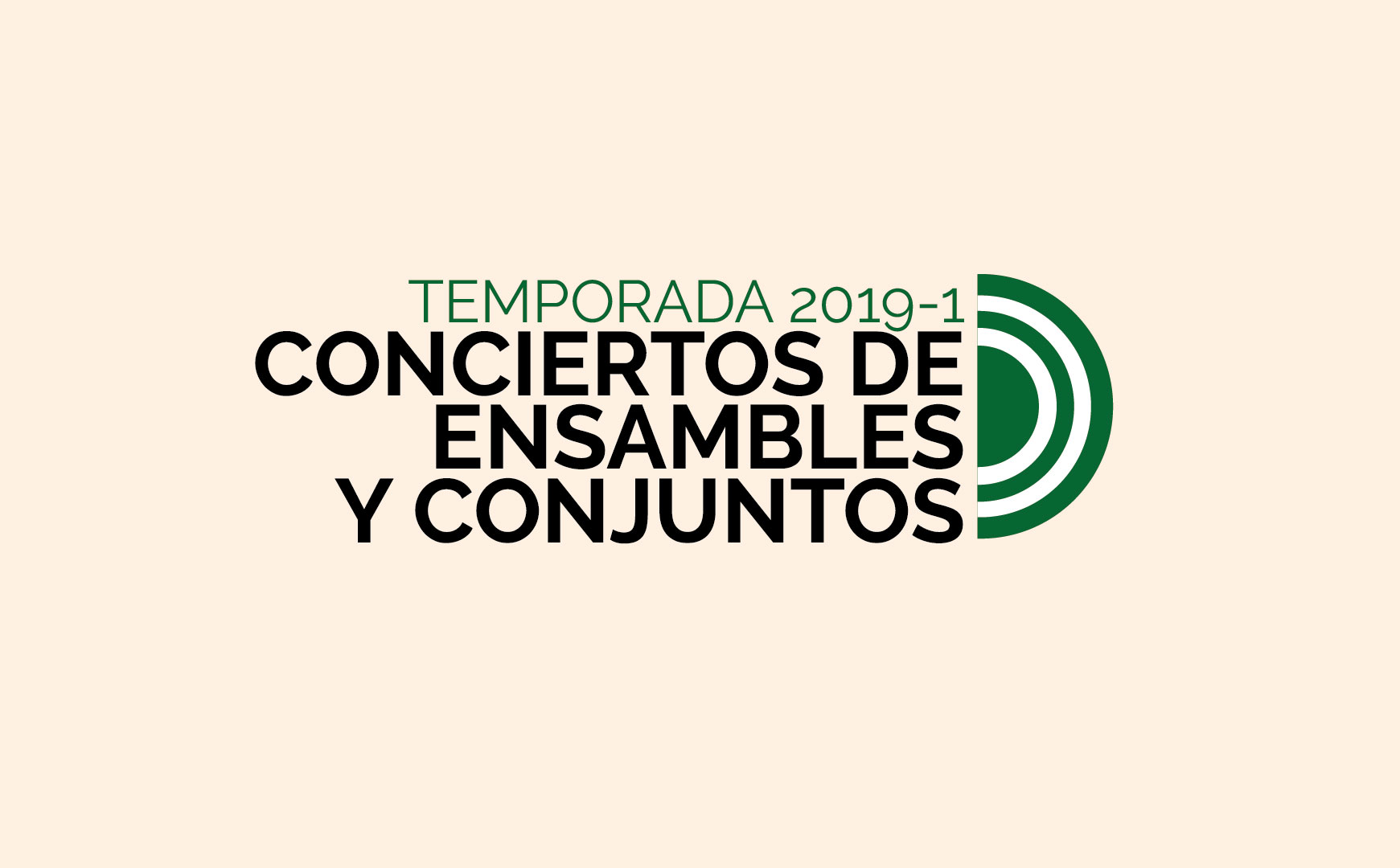 Este concierto hace parte de la Temporada 2019-1 de Conciertos de Ensambles y Conjuntos de la Universidad de los Andes.