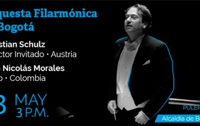 Juan Nicolás Morales, piano (Colombia) toca con la Orquesta Filarmónica de Bogotá y el director Christian Schulz (Austria)