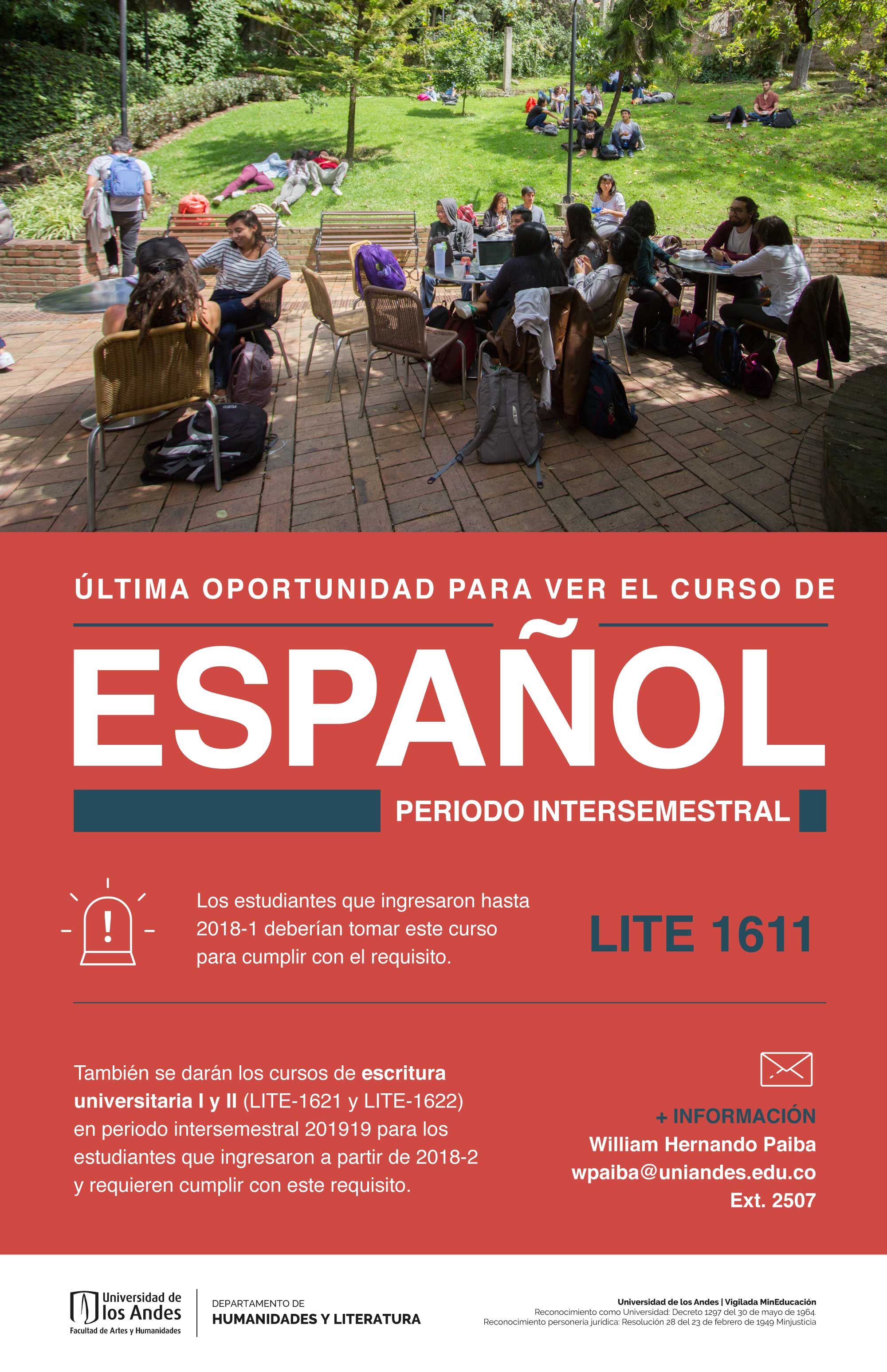 Última oportunidad para ver el curso de español LITE 1611