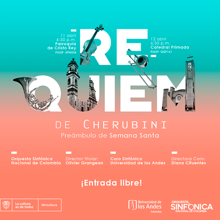 El Coro Sinfónico de la Universidad de los Andes fue invitado a participar en este evento.