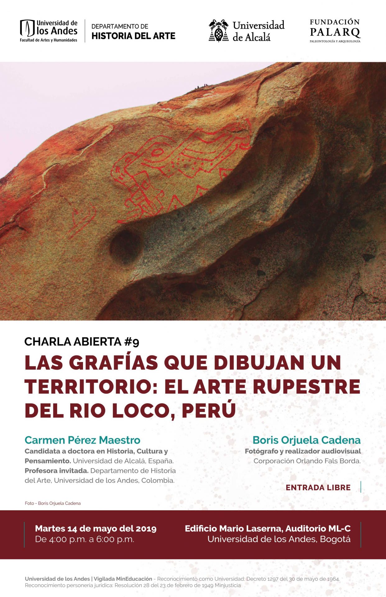 Charla abierta #9 - Las grafías que dibujan un territorio: el arte rupestre del Rio loco, Perú
