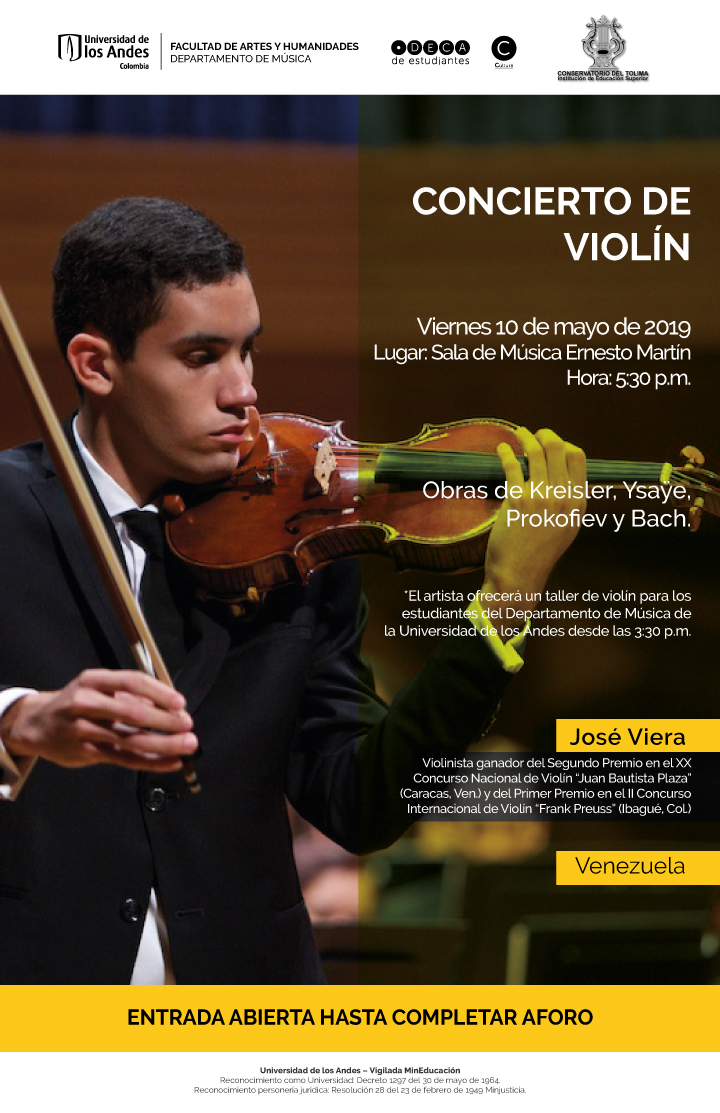 Concierto de violín: José Viera (Venezuela)