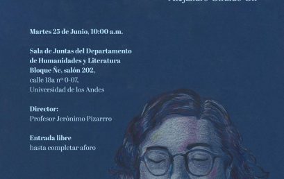 Zeta ese zeta – Una traducción y unas notas sobre Z/S de Adília Lopes – Sustentación de tesis de maestría de Alejandro Giraldo Gil