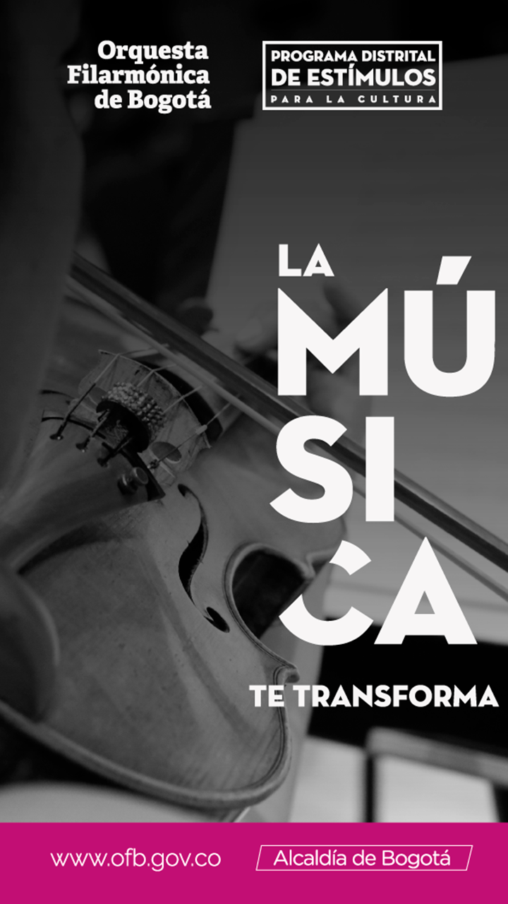 Dentro del Programa Distrital de Estímulos para la Cultura 2019, la Orquesta Filarmónica de Bogotá ofrece 16 estímulos distribuidos en 9 convocatorias.