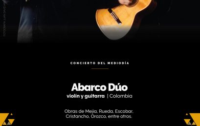 Concierto del Mediodía: Abarco Dúo, violín y guitarra (Colombia) Copy