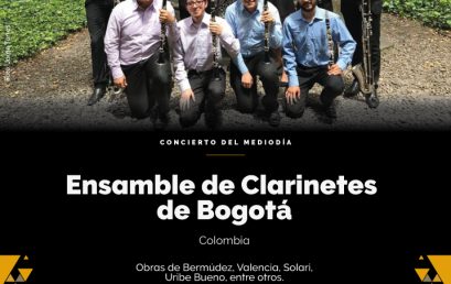 Concierto del Mediodía: Ensamble de Clarinetes de Bogotá (Colombia)