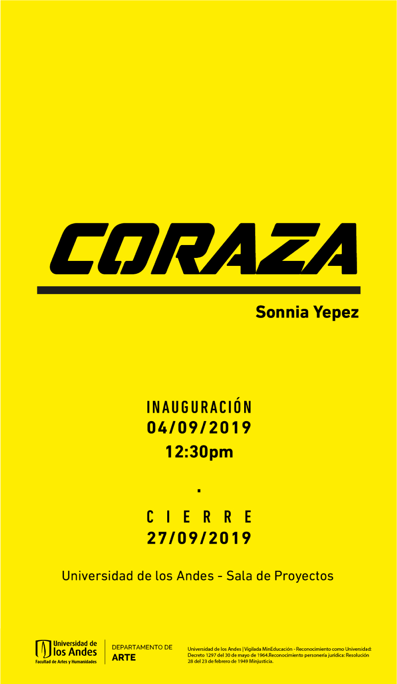 Exposición Coraza de Sonnia Yepez