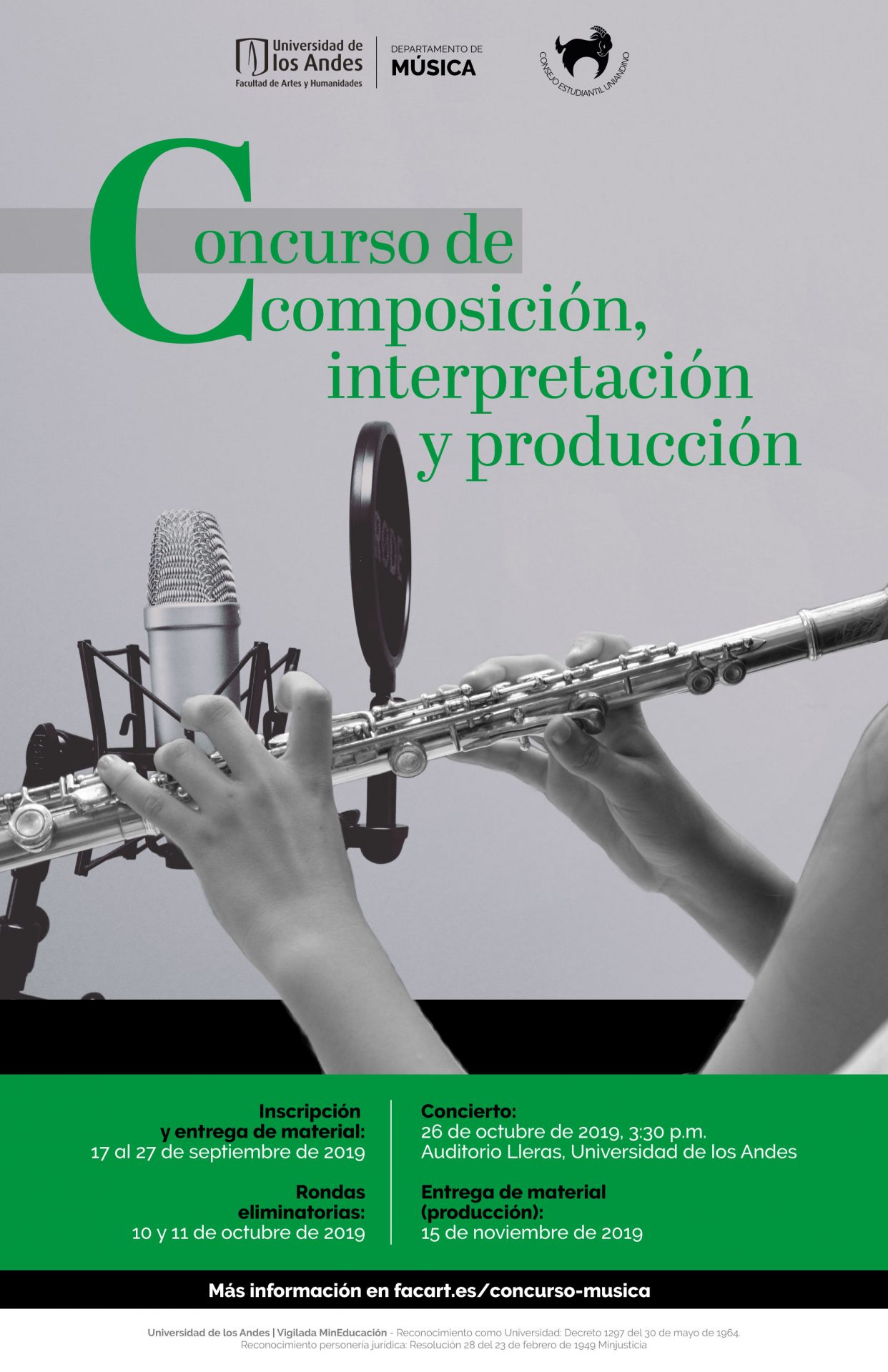 Concierto del Concurso de composición, interpretación y producción