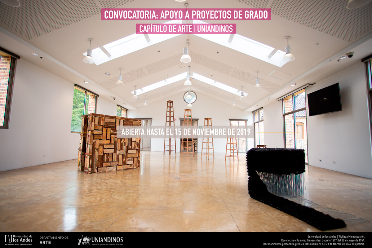 Convocatoria: Apoyo a proyectos de grado | Capítulo de Arte Uniandinos