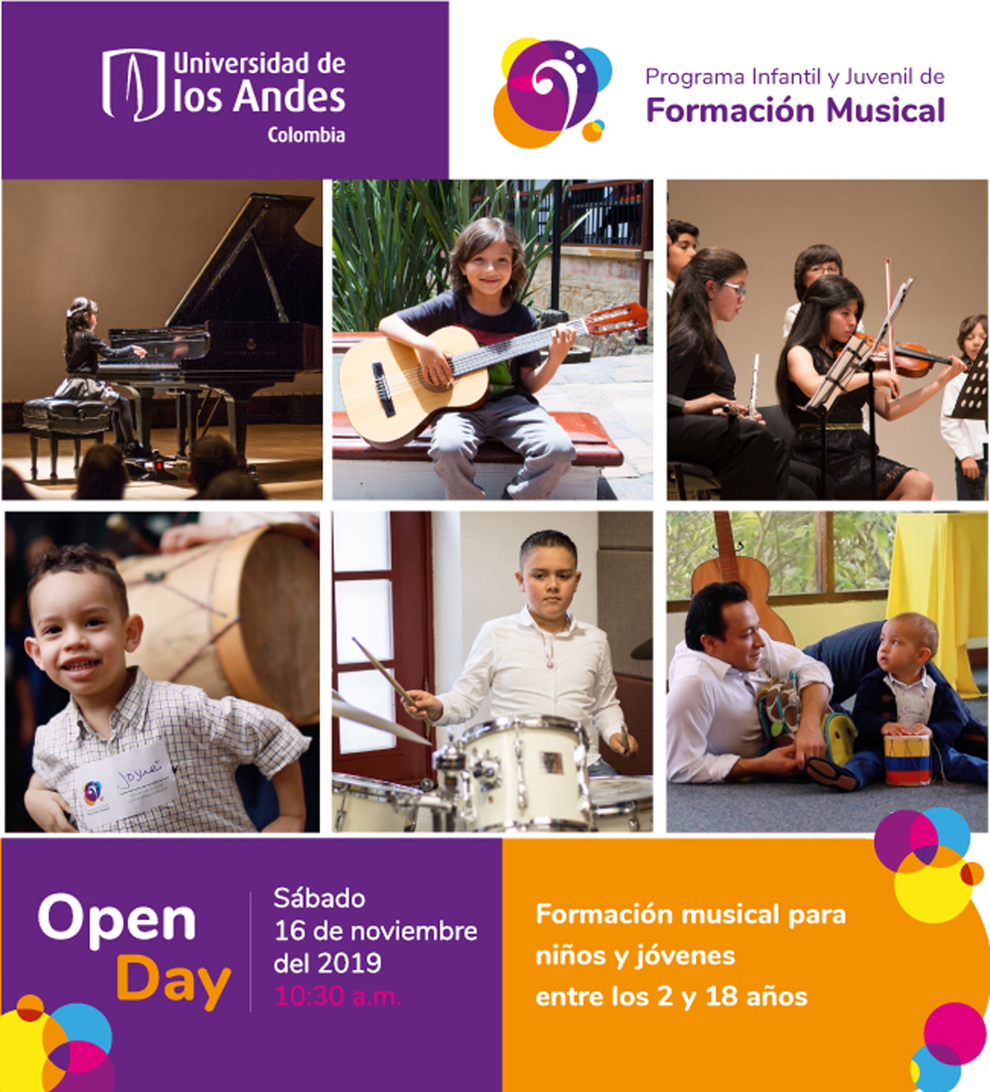 Open Day Programa infantil y juvenil de música
