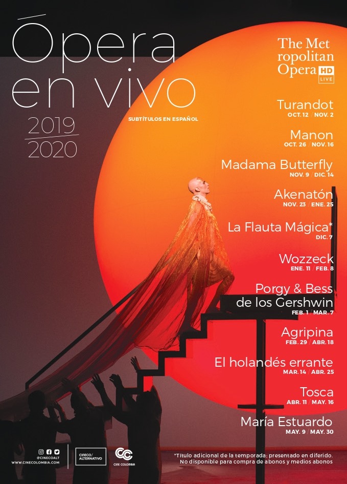 Ópera en Cine Colombia: Akenatón (Primera función)