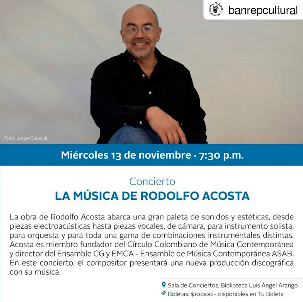 Rodolfo Acosta, compositor, intérprete y docente presenta un nuevo disco retrospectivo.