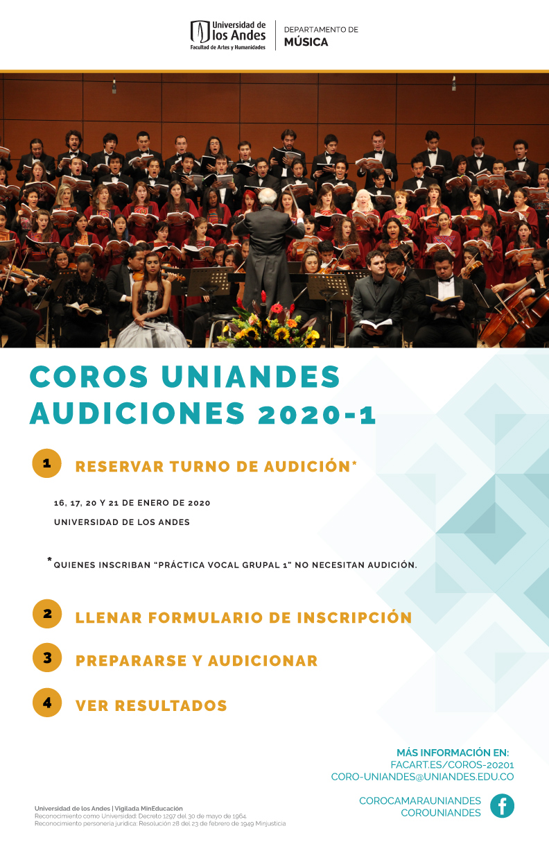 Audiciones corales 2020-1