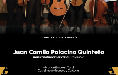 Concierto del mediodía: Juan Camilo Palacino Quinteto (Colombia)