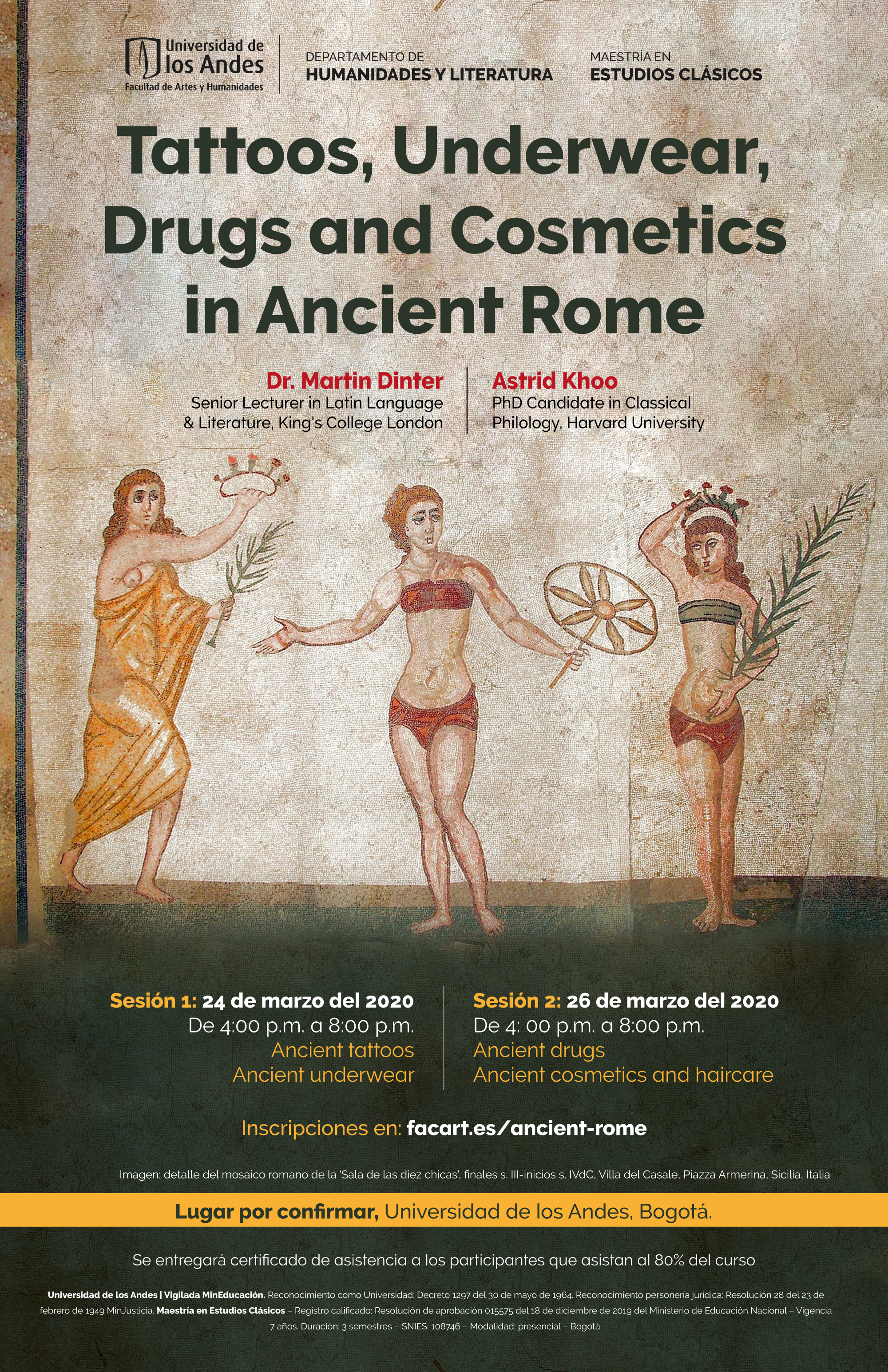 Tattoos, Underwear, Drugs and Cosmetics in Ancient Rome