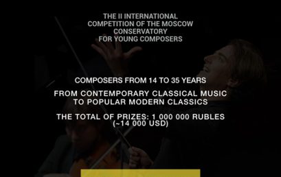 2da Competencia internacional del Conservatorio de Moscú para compositores jóvenes «Nuevos Clásicos»