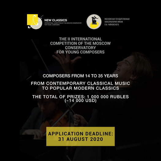 2da Competencia internacional del Conservatorio de Moscú para compositores jóvenes «Nuevos Clásicos»