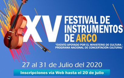 Convocatoria: XV Festival de instrumentos de arco